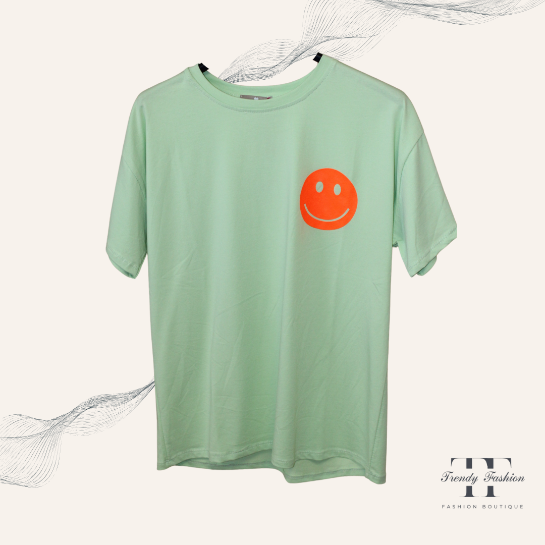 Shirt Smiley - Prato - Trendy Fashion