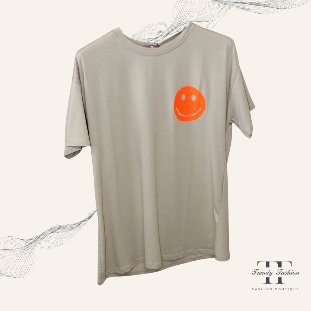 Shirt Smiley - Prato - Trendy Fashion
