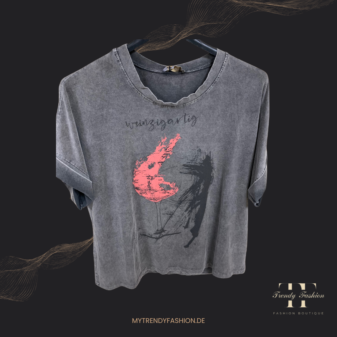 Shirt - Weinzigartig - Trendy Fashion