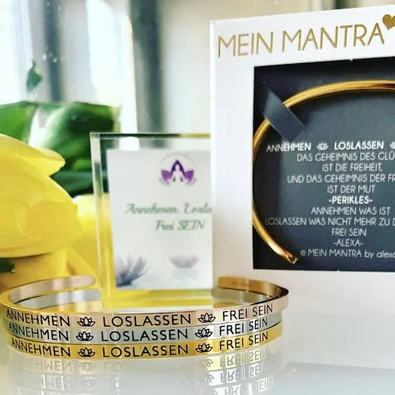 MANTRAARMREIF - ANNEHMEN LOSLASSEN FREI SEIN - Trendy Fashion