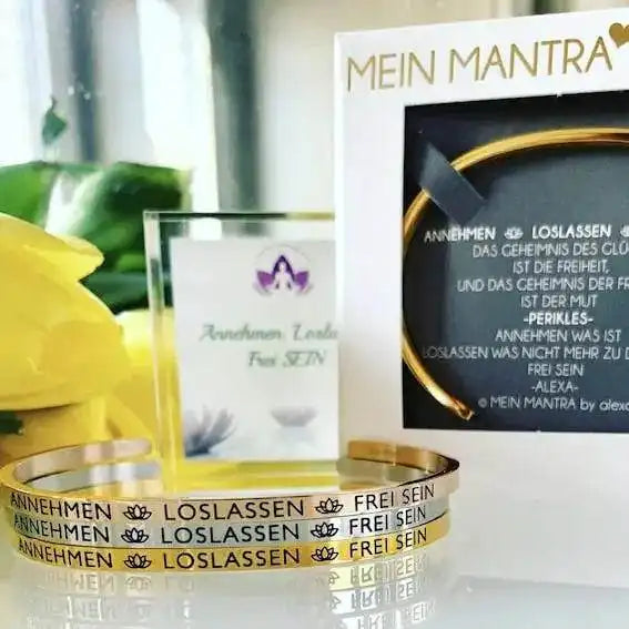 MANTRAARMREIF - ANNEHMEN LOSLASSEN FREI SEIN - Trendy Fashion