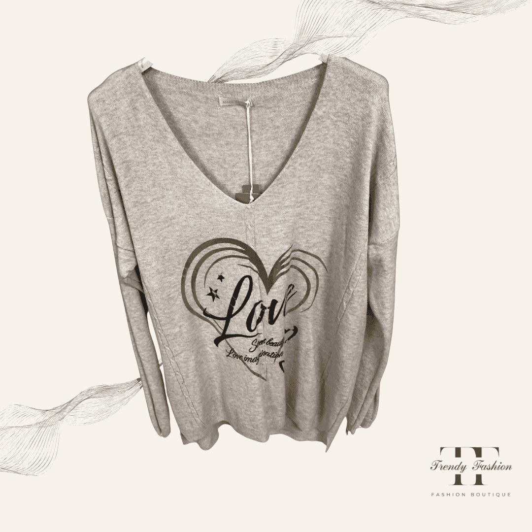 Strickpullover - Love Creme - Trendy Fashion