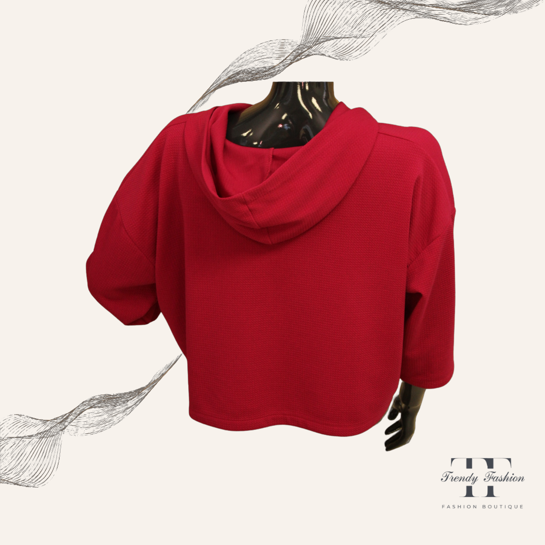 Oberteil - Waffelpique - Trendy Fashion