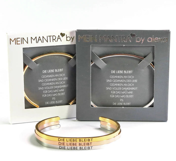 MANTRAARMREIF - DIE LIEBE BLEIBT - Trendy Fashion