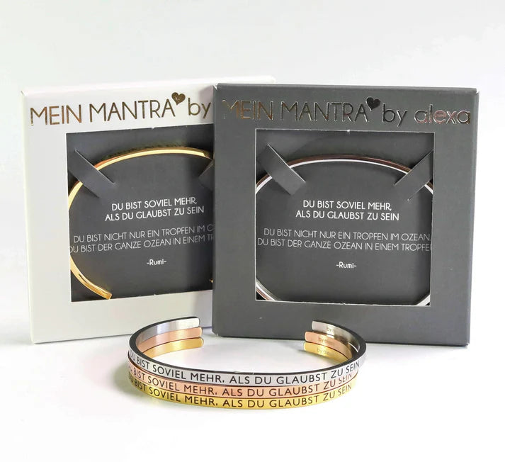MANTRAARMREIF - DU BIST SOVIEL MEHR, ALS DU GLAUBST ZU SEIN - Trendy Fashion