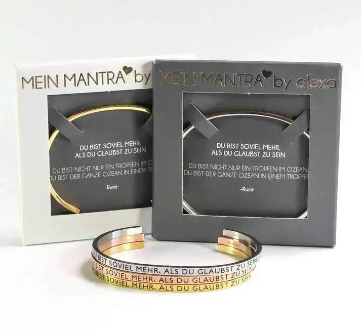 MANTRAARMREIF - DU BIST SOVIEL MEHR, ALS DU GLAUBST ZU SEIN - Trendy Fashion
