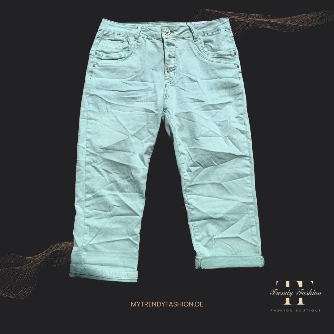 Jewelly Baggy Jeans - Mint - Trendy Fashion