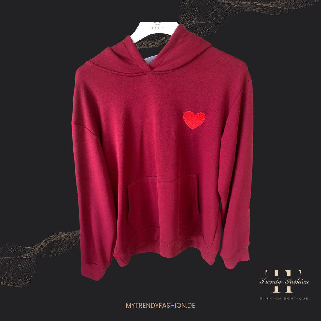 Hoodie - Herz - Trendy Fashion