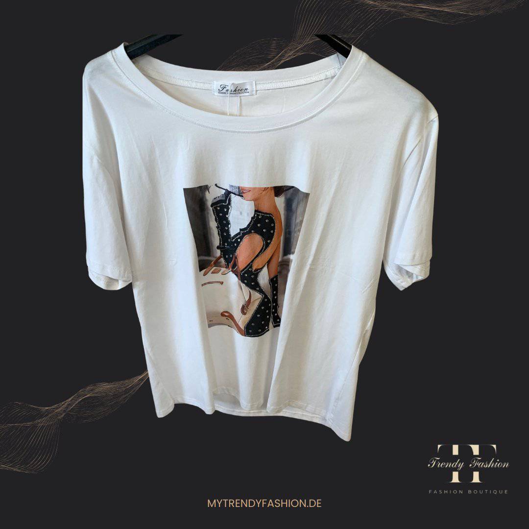 Shirt - Frau / Tasche - Trendy Fashion