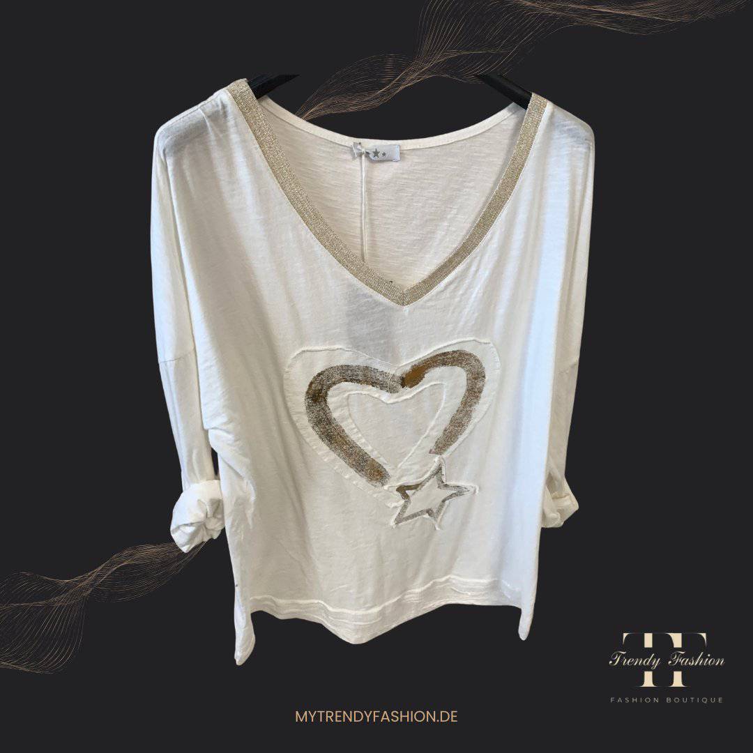 Pullover - Herz / Stern - Trendy Fashion