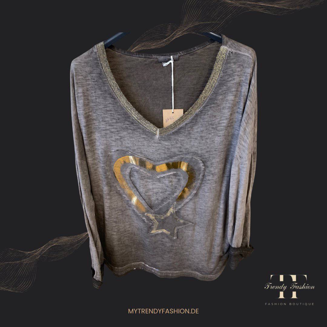 Pullover - Herz / Stern - Trendy Fashion