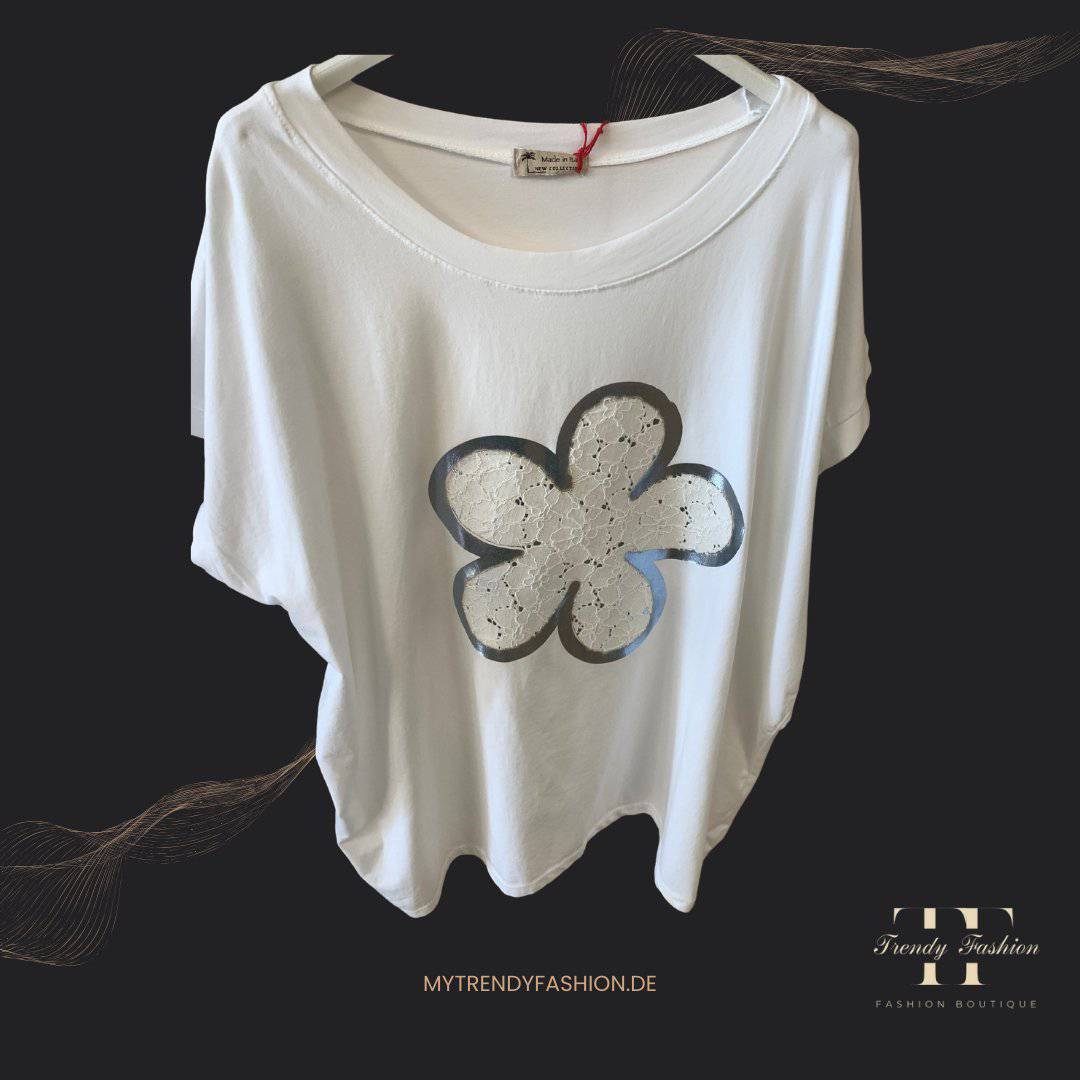 Shirt - Blume - Trendy Fashion