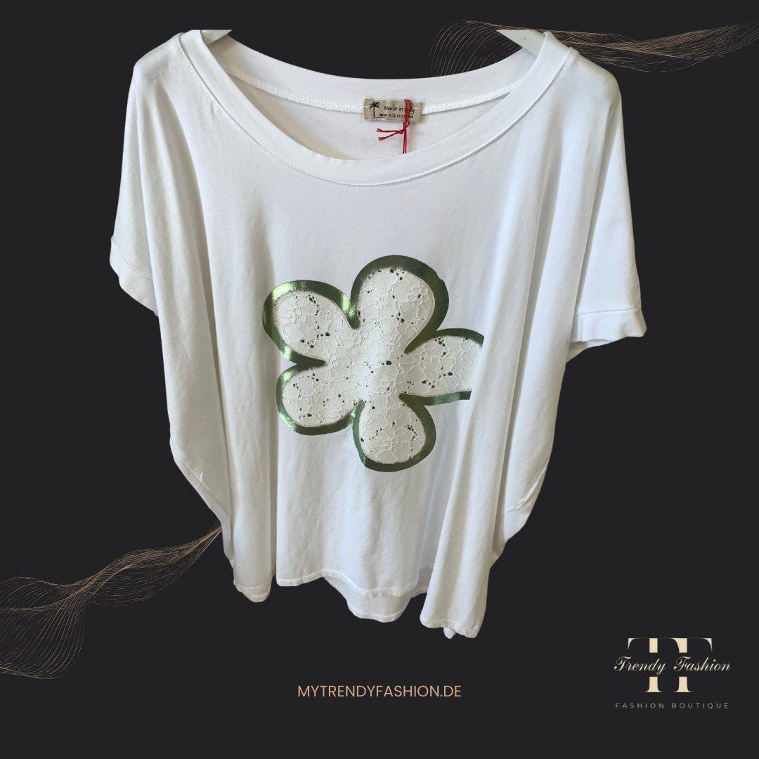 Shirt - Blume - Trendy Fashion