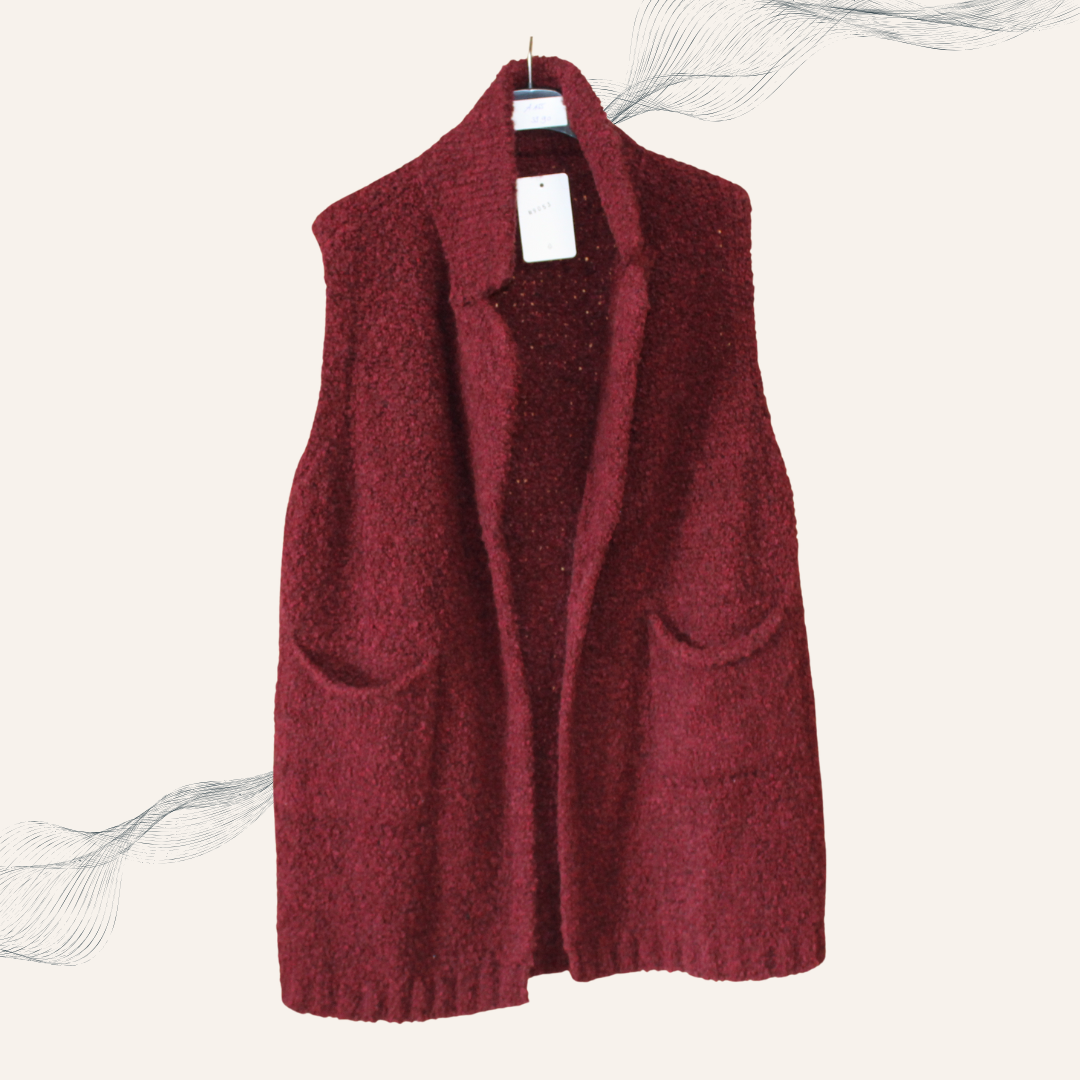 Strickwesten mit Reverskragen – Trendiger Casual Style