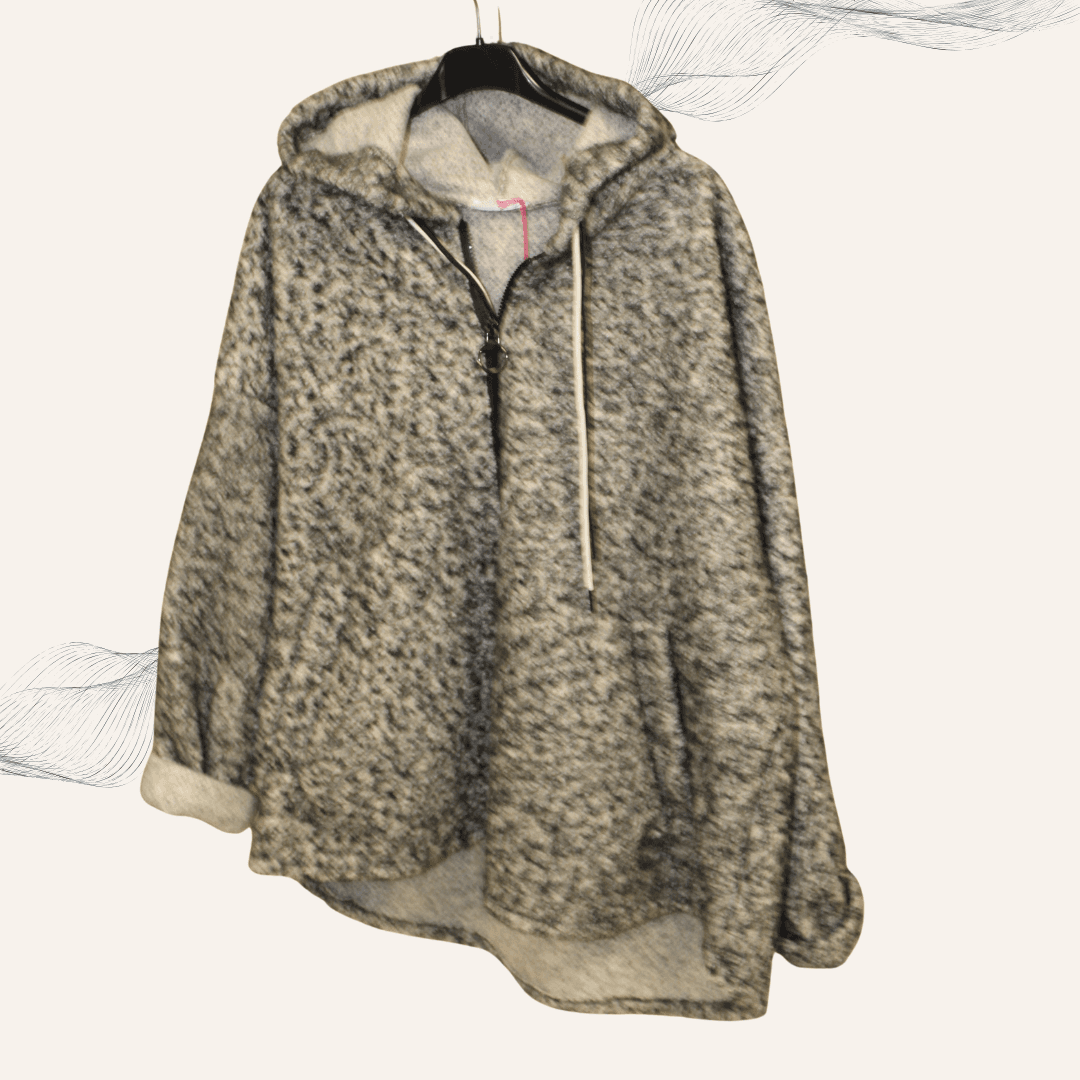 Kuschelige Walkstoff Jacke