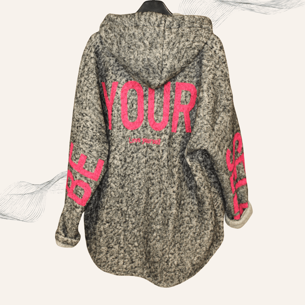 Kuschelige Walkstoff Jacke