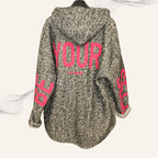 Kuschelige Walkstoff Jacke