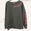 Damen Sweatpullover Do what makes you Happy – Motivierendes Statement-Shirt