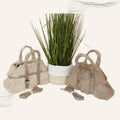 Damen Handtasche Fellhase – Verspielter Charme trifft praktische Alltagstasche