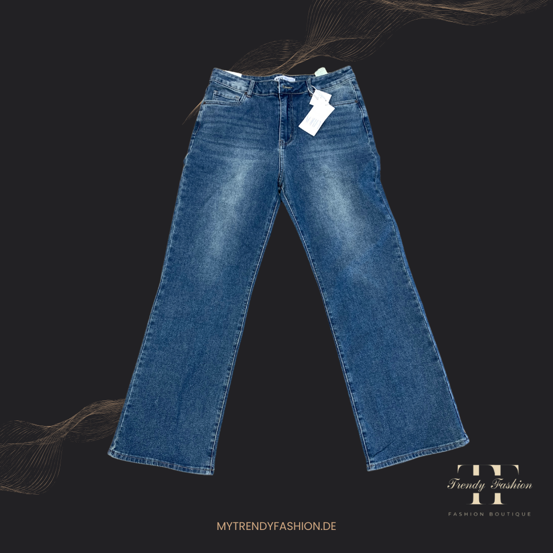 Jeans - Wide Leg - Trendy Fashion