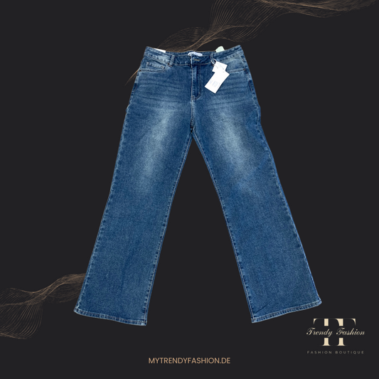 Jeans - Wide Leg - Trendy Fashion