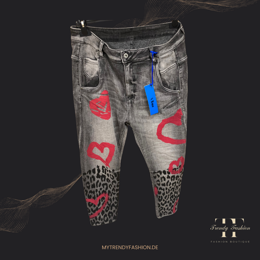 Sexy Woman - Herz Jeans - Trendy Fashion