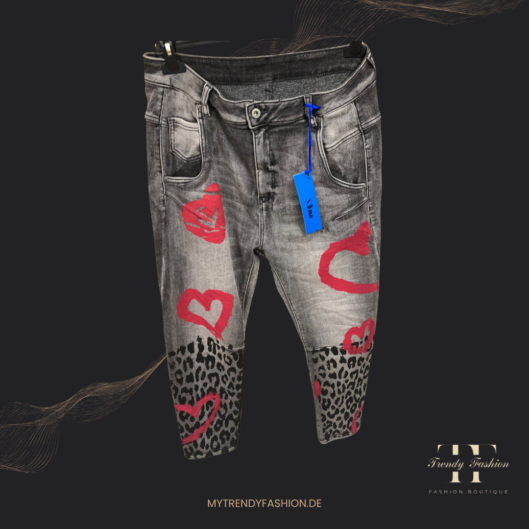Sexy Woman - Herz Jeans - Trendy Fashion