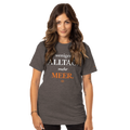 Damen Shirt Weniger Alltag Mehr Meer – Bio-Baumwolle Meeresshirt Statement-Shirt