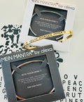 Damen Mantraarmreif Heute Morgen Immer – Romantischer Gravur-Schmuck als Geschenk