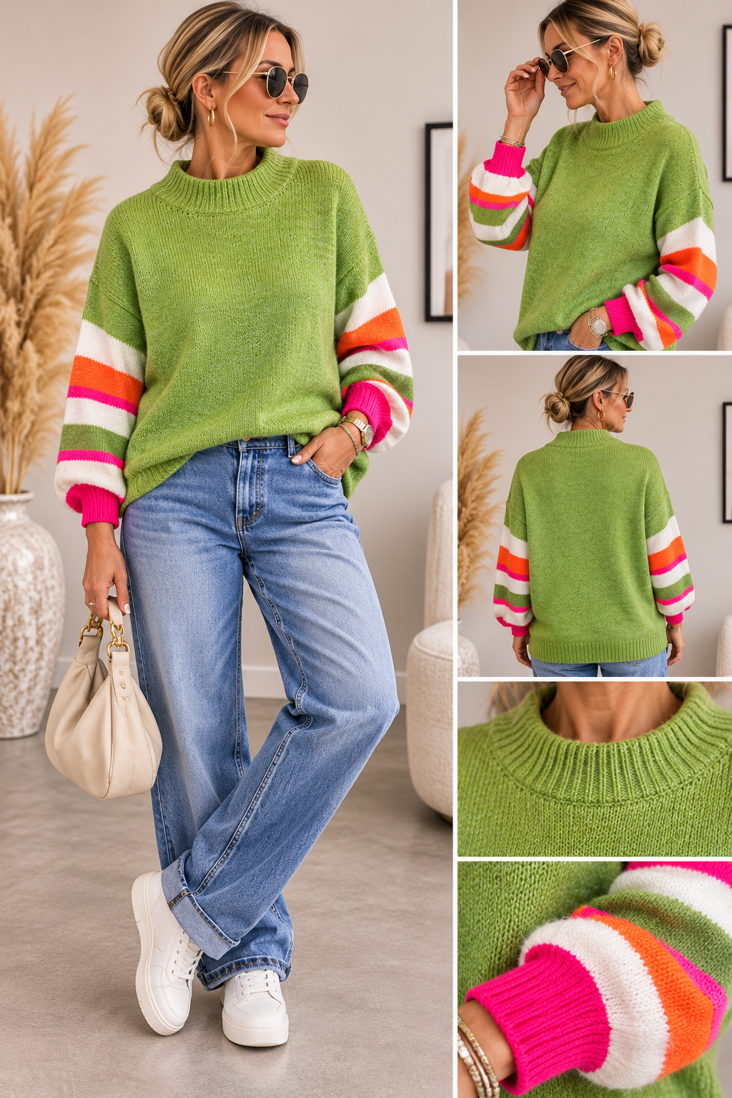 Damen Strickpullover Kuschelglück Toscana – Warm, Weich & Gemütlich