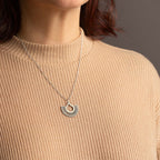 Halskette mit Holzanhänger - 'Boho'