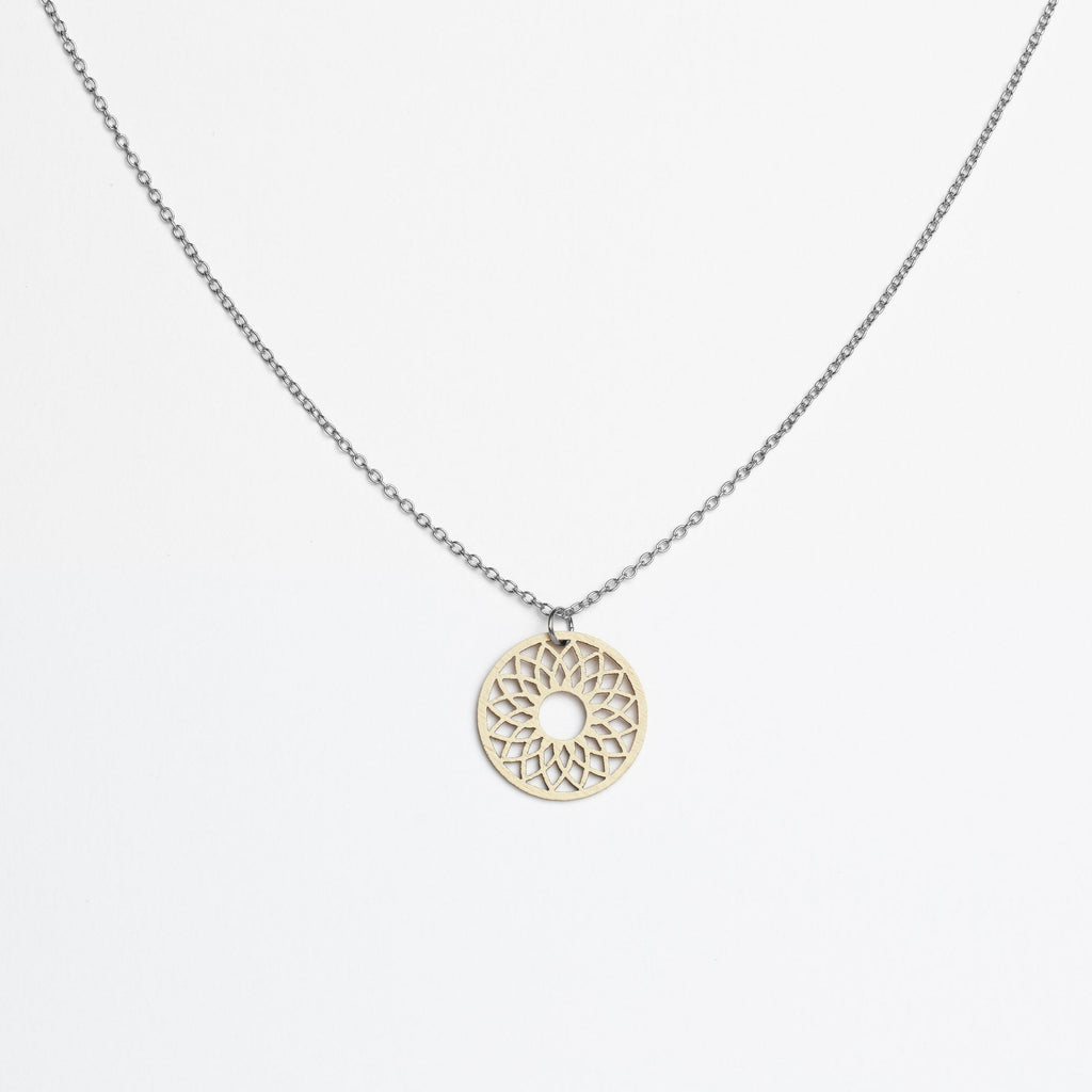 Halskette mit Holzanhänger - 'Spirit'