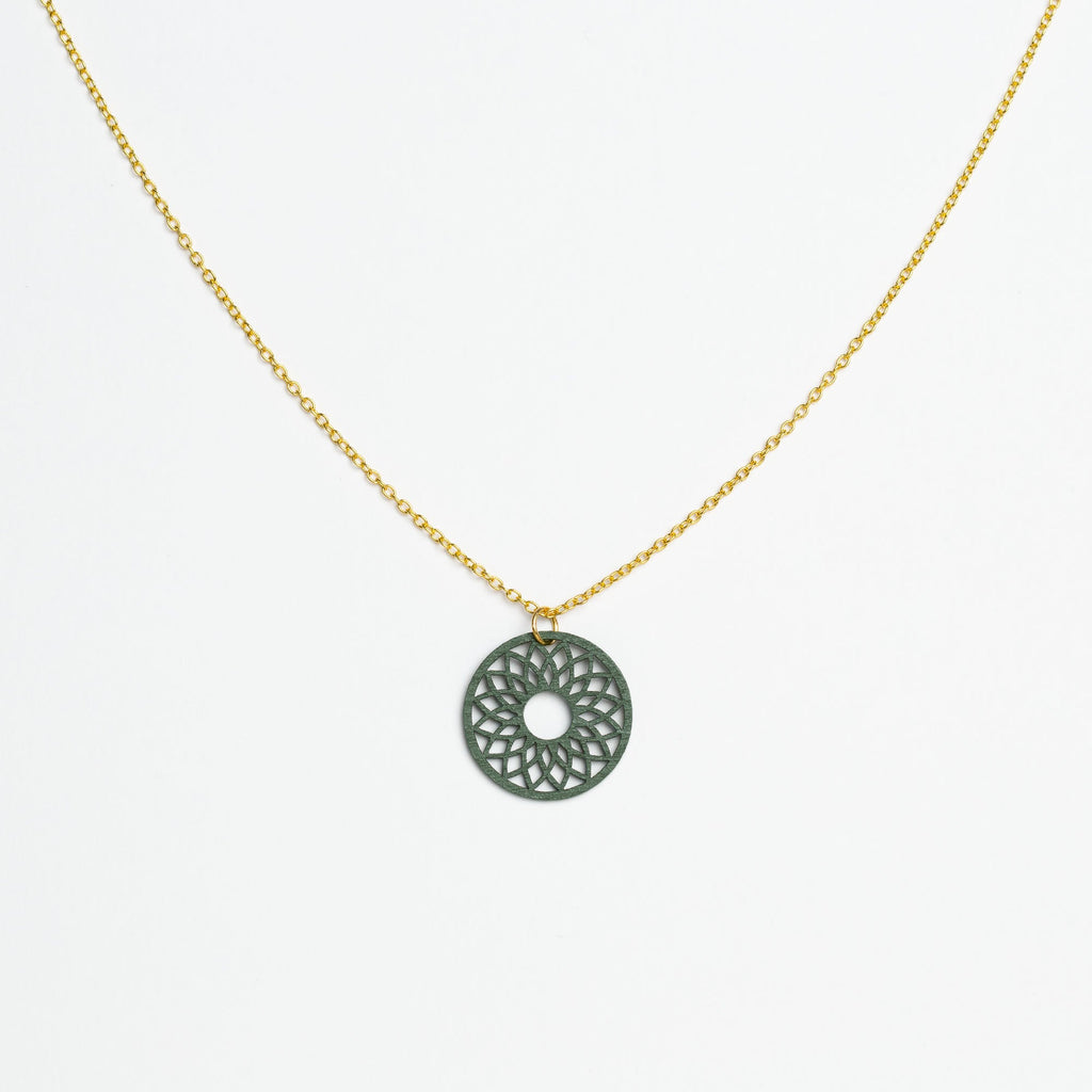 Halskette mit Holzanhänger - 'Spirit'