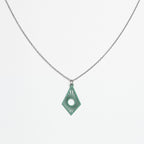 Halskette mit Holzanhänger - 'Sunrise'