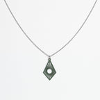 Halskette mit Holzanhänger - 'Sunrise'