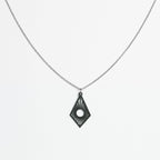 Halskette mit Holzanhänger - 'Sunrise'