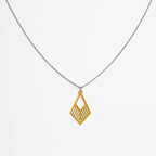 Halskette mit Holzanhänger - 'Tribe'