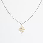 Halskette mit Holzanhänger - 'Tribal Echo'