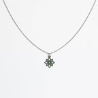 Halskette mit Holzanhänger - 'Flower mini'