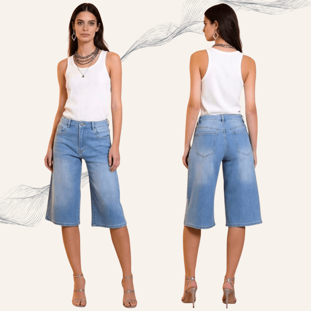 Damen Jeans Short – bequemer Schnitt, hochwertiges Denim für den Sommer