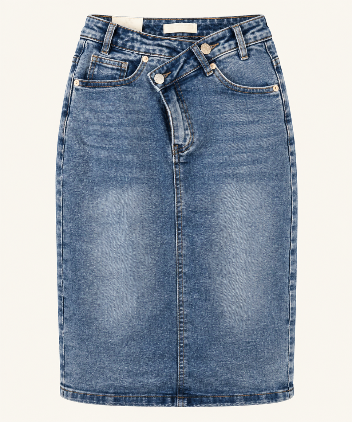 Damen Jeansrock – Elastisches Denim, Zeitloses Design, Gr. 34–42