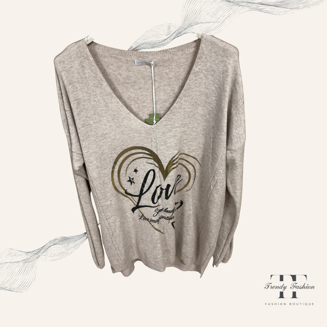 Strickpullover - Love Creme - Trendy Fashion