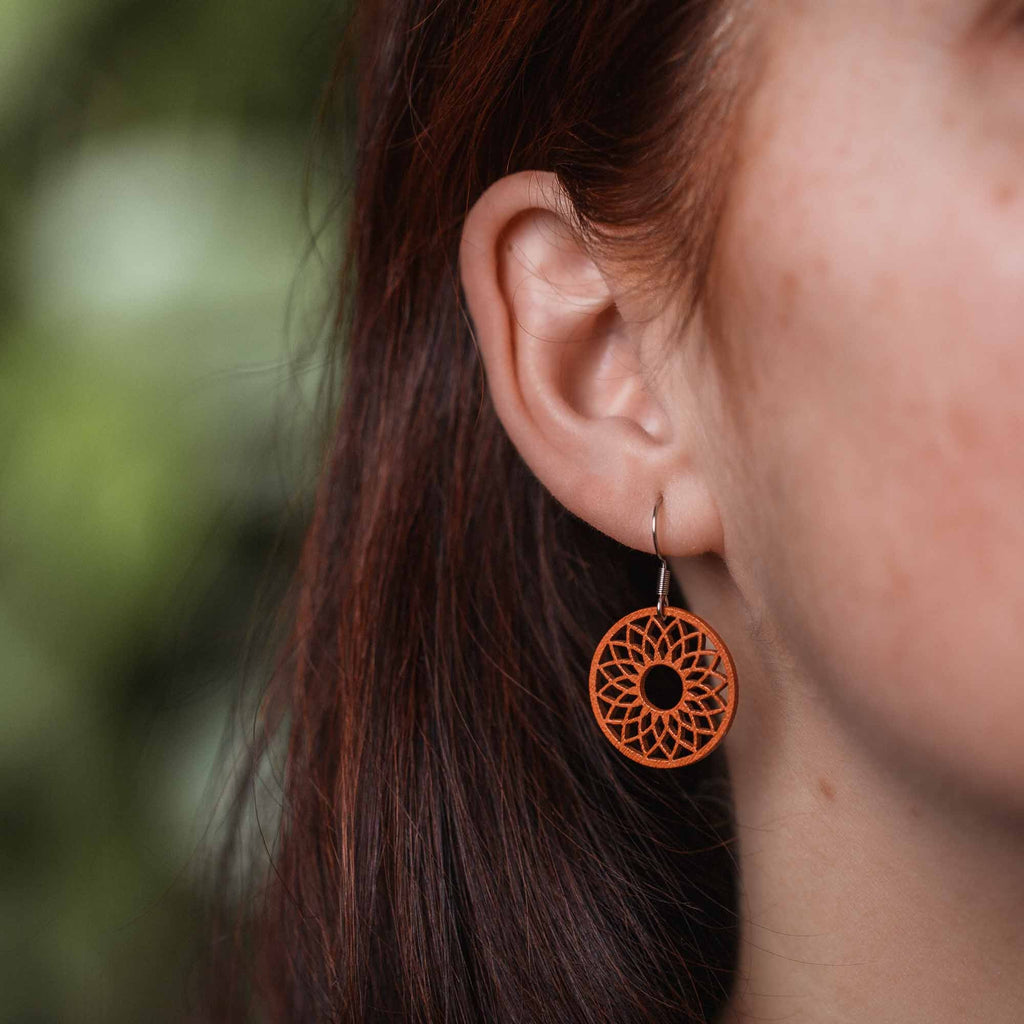 Ohrringe / Ohrhänger aus Holz | Spirit