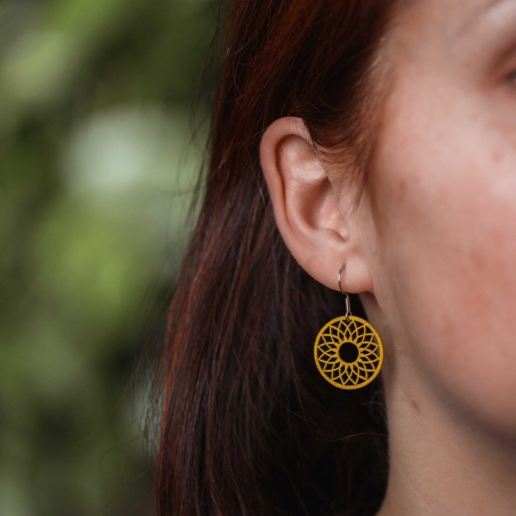 Ohrringe / Ohrhänger aus Holz | Spirit