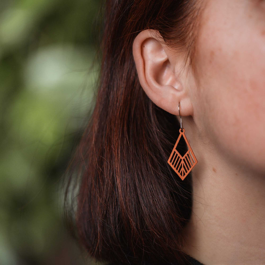 Ohrringe / Ohrhänger aus Holz | Tribe