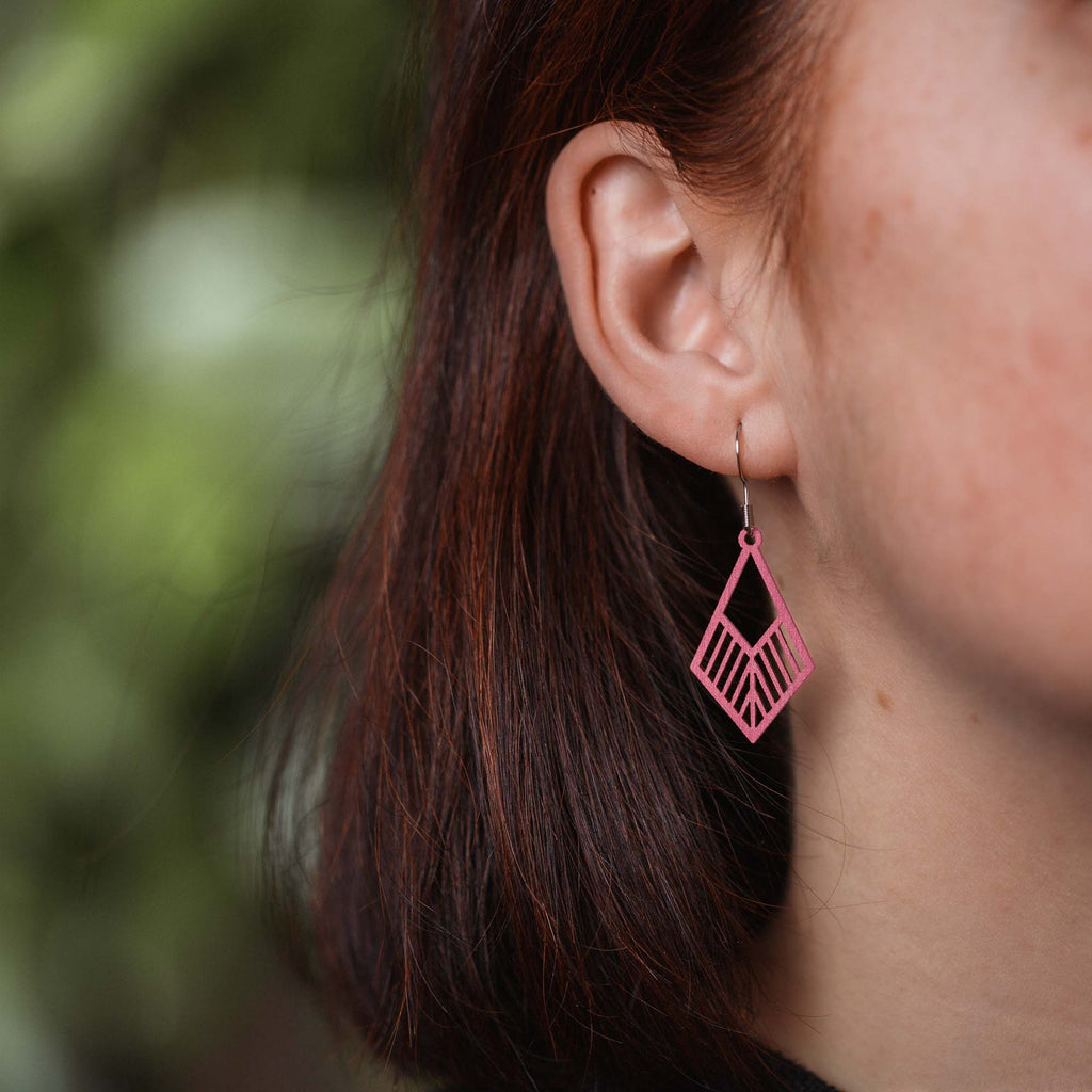 Ohrringe / Ohrhänger aus Holz | Tribe