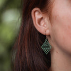 Ohrringe / Ohrhänger aus Holz | Tribal Echo