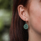 Ohrringe / Ohrhänger aus Holz | Sunwheel