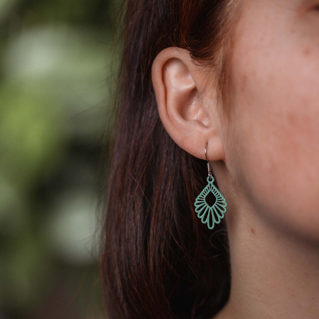 Ohrringe / Ohrhänger aus Holz | Mindful mini