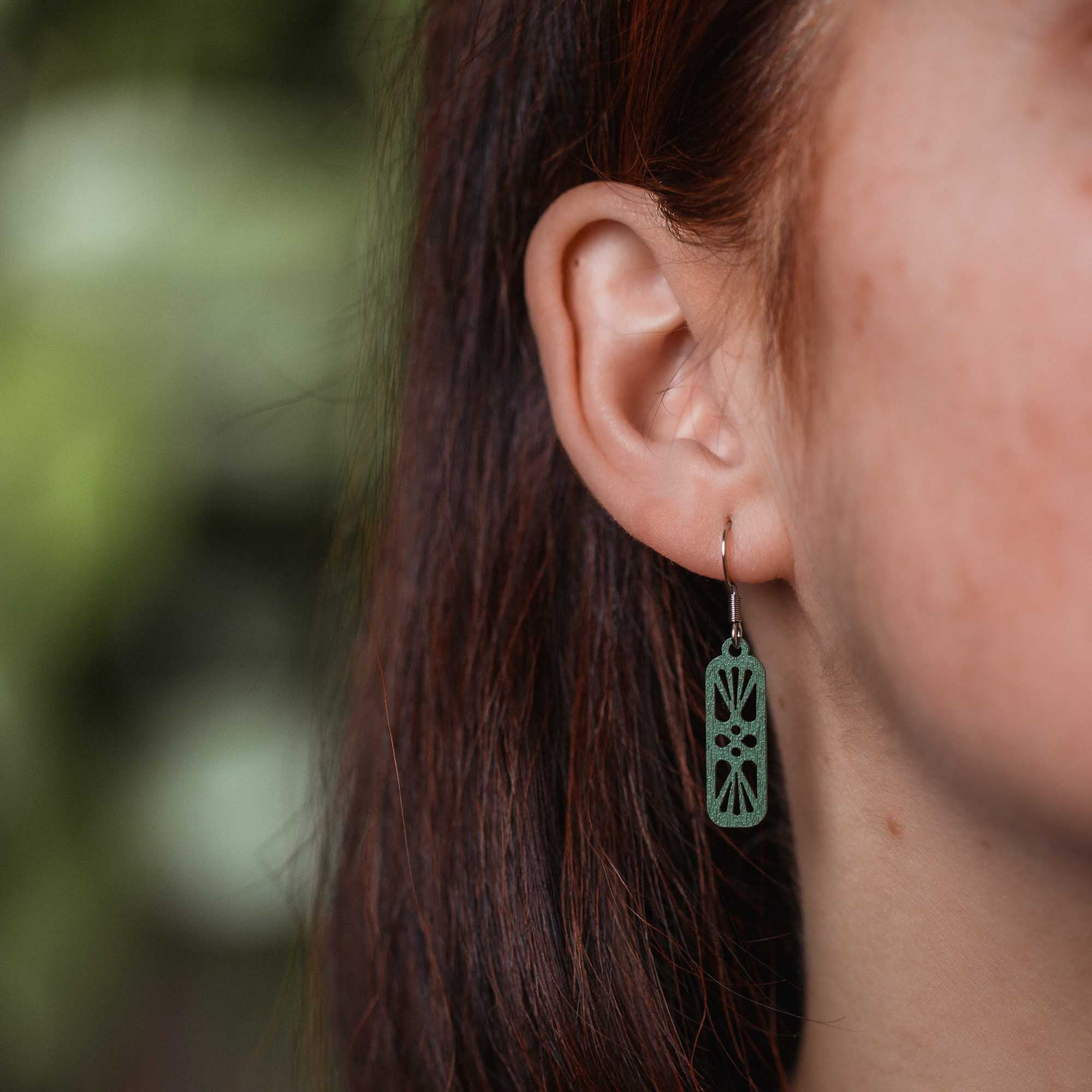 Ohrringe / Ohrhänger aus Holz | Harmony